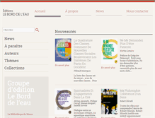 Tablet Screenshot of editionsbdl.com